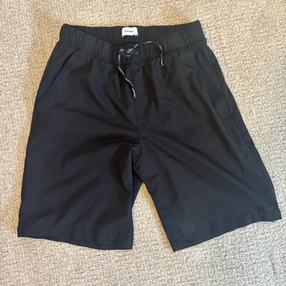 Old Navy Boys Black Stretchtech Shorts - size XL - Picture 1 of 5